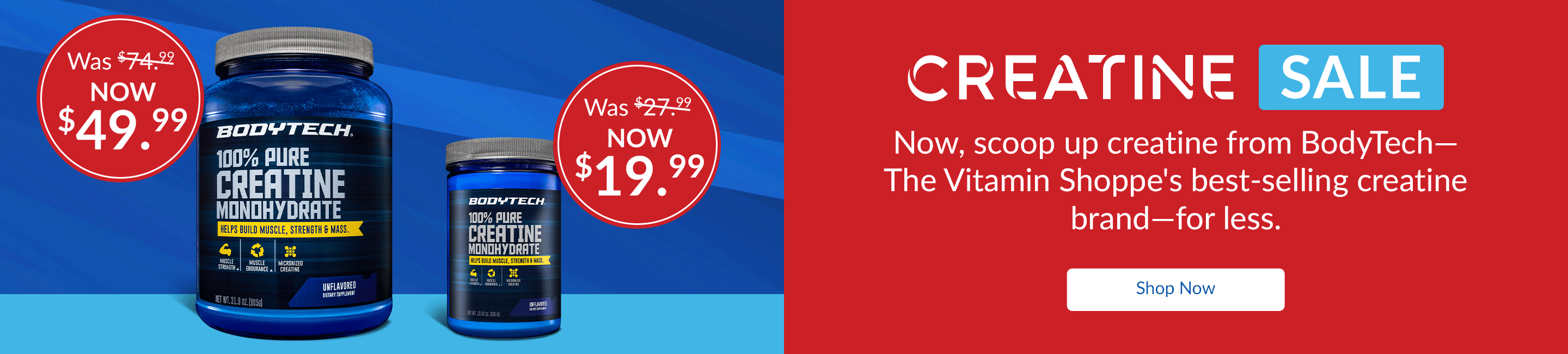 Creatine Sale -  rotating BodyTech items