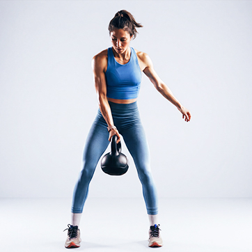 woman working out