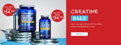 Two BodyTech Creatine items