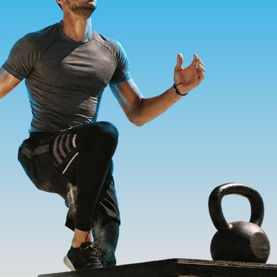 man working out