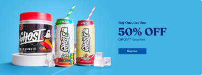 Buy One. Get One 50% Off GHOST favorites. Shop Now. Three Ghost items