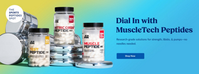 Dial In with MuscleTech Peptides. Research-grade solutions for strength, libido, & pumps no needles needed. Shop now. Three MuscleTech peptides items