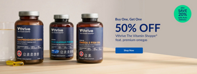Three Vthrive The Vitamin Shoppe items