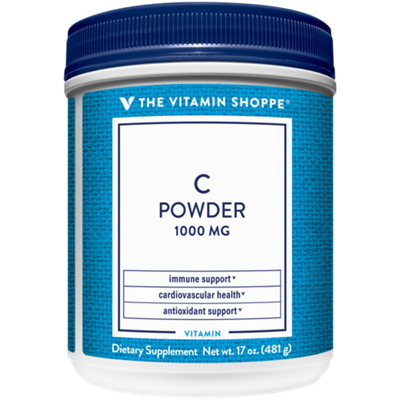 Vitamin C Powder - Cardiovascular, Immune & Antioxidant Support - 1,000 MG (17 oz. / 476 Servings)
