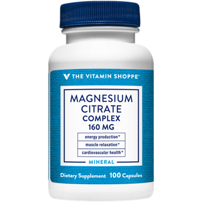 Magnesium Citrate Complex - Supports Energy Production - 160 MG (100 Capsules)