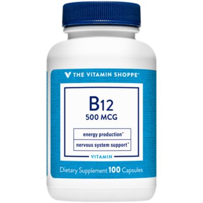 Vitamin B12 Supplements - B12 500 mcg capsulesl) | Shoppe