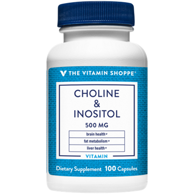 Choline & Inositol - Brain & Liver Health - 500 MG (100 Capsules)