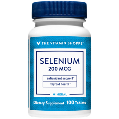 Selenium - Antioxidant Support & Thyroid Health - 200 MCG (100 Tablets)