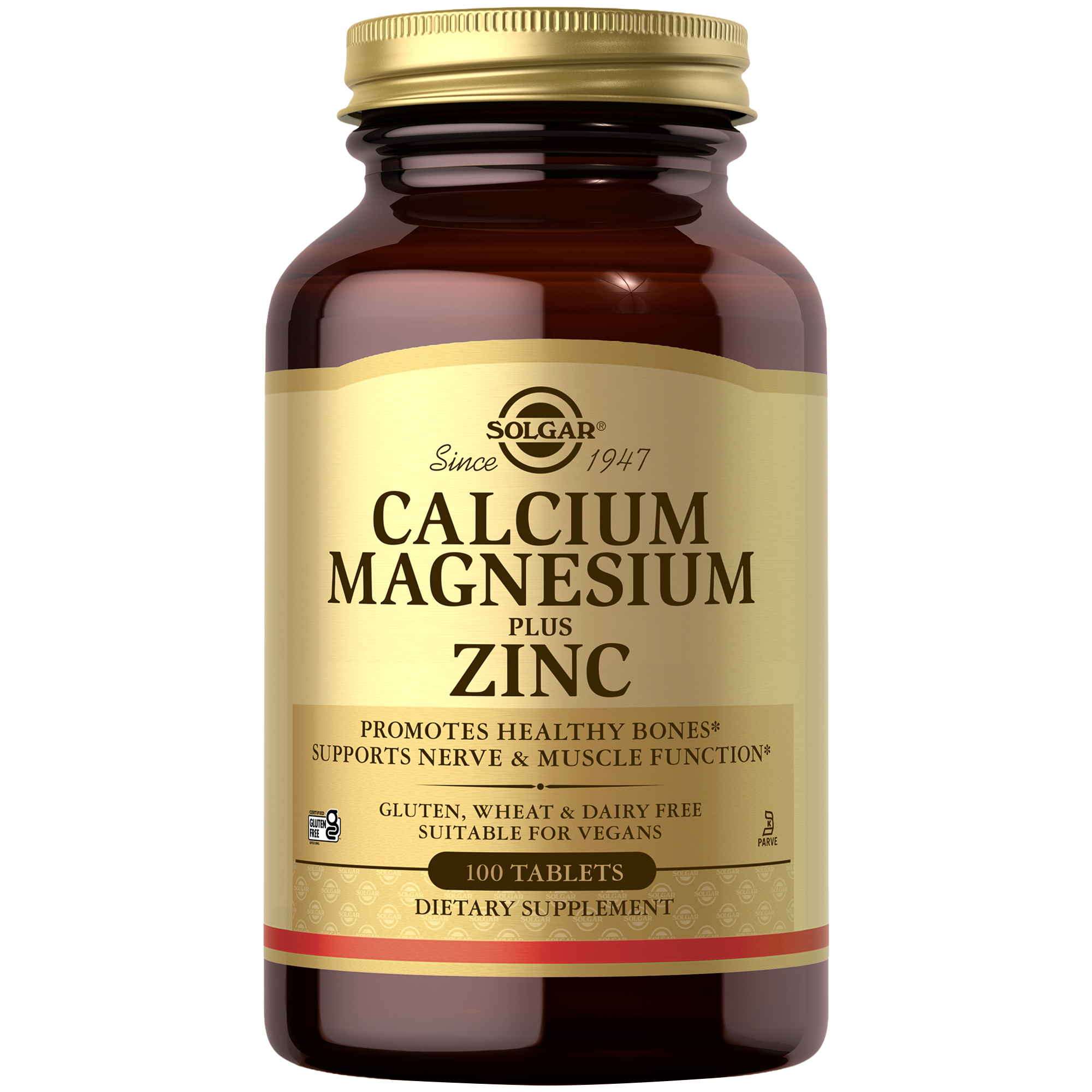 Calcium Magnesium Plus Zinc 100 Tablets