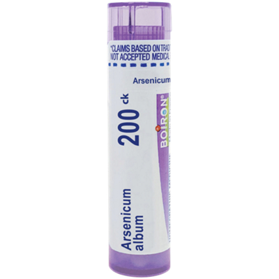 Arsenicum album – Homeopathic Medicine for Relief Diarrhea – 200 CK (80 Pellets / 16 Servings)