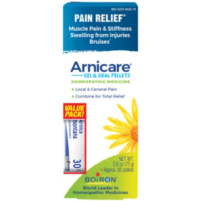 Boiron Arnicare® Arnica Gel Value Pack Topical & Oral Pellets -- 2.6 oz