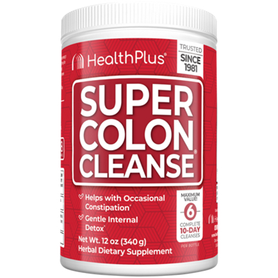 Super Colon Cleanse with Psyllium Husks, Senna Leaf, Acidophilus & Papaya (68 Servings)