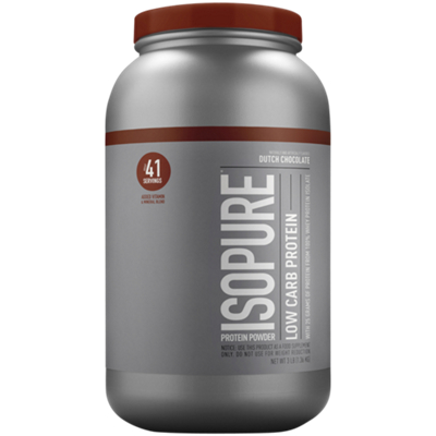 Isopure, Zero Carb Protein Drink, 100% Whey Protein Isolate, 40g Protein,  Grape Frost, 20 oz, 12 Count