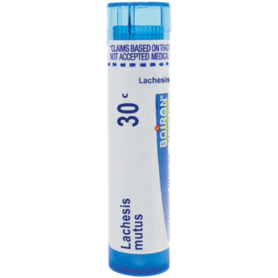 Lachesis Mutus 30C - Homeopathic Medicine for Hot Flashes (80 Pellets)