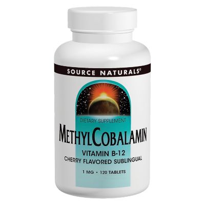 Methylcobalamin 1 (120 Tablets) by Source Naturals the Vitamin