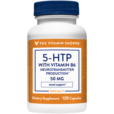 5-HTP with Vitamin B6 for Mood Support - 50 MG (120 Capsules)