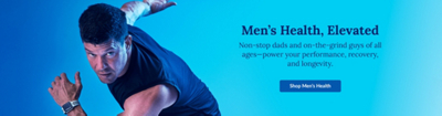 Men's Health, Elevated Non-stop dads and on-the-grind guys of all ages - power your performance, recovery, and longevity.