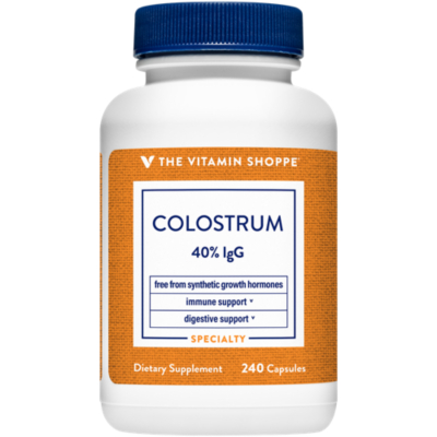 Colostrum - Immune & Respiratory Support - 40% IgG (240 Capsules)