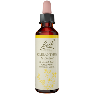 Scleranthus for Decisiveness and Certainty, Natural Homeopathic Flower Essence (20mL Dropper)