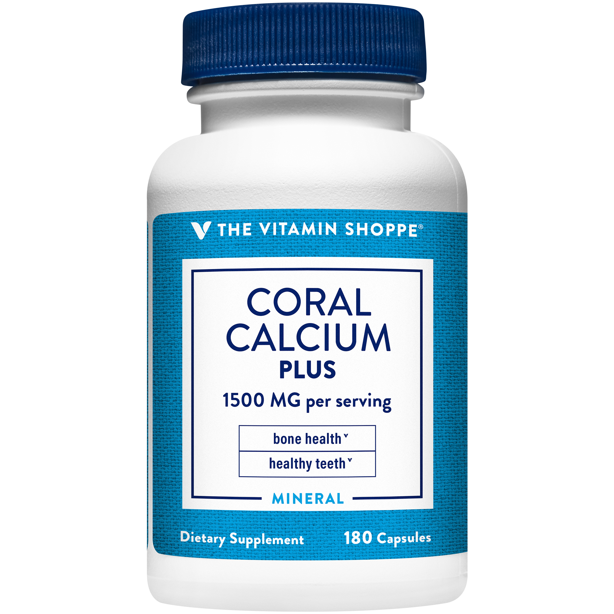 Coral Calcium Plus  EcoSafe Source of Calcium with Vitamins  Minerals  1500 MG 180 Capsules