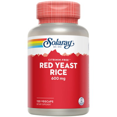 Red Yeast Rice - 600 MG (120 Vegetarian Capsules)