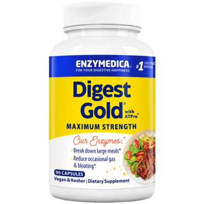 Digest Gold Digestive Enzyme with ATPro (90 Capsules)