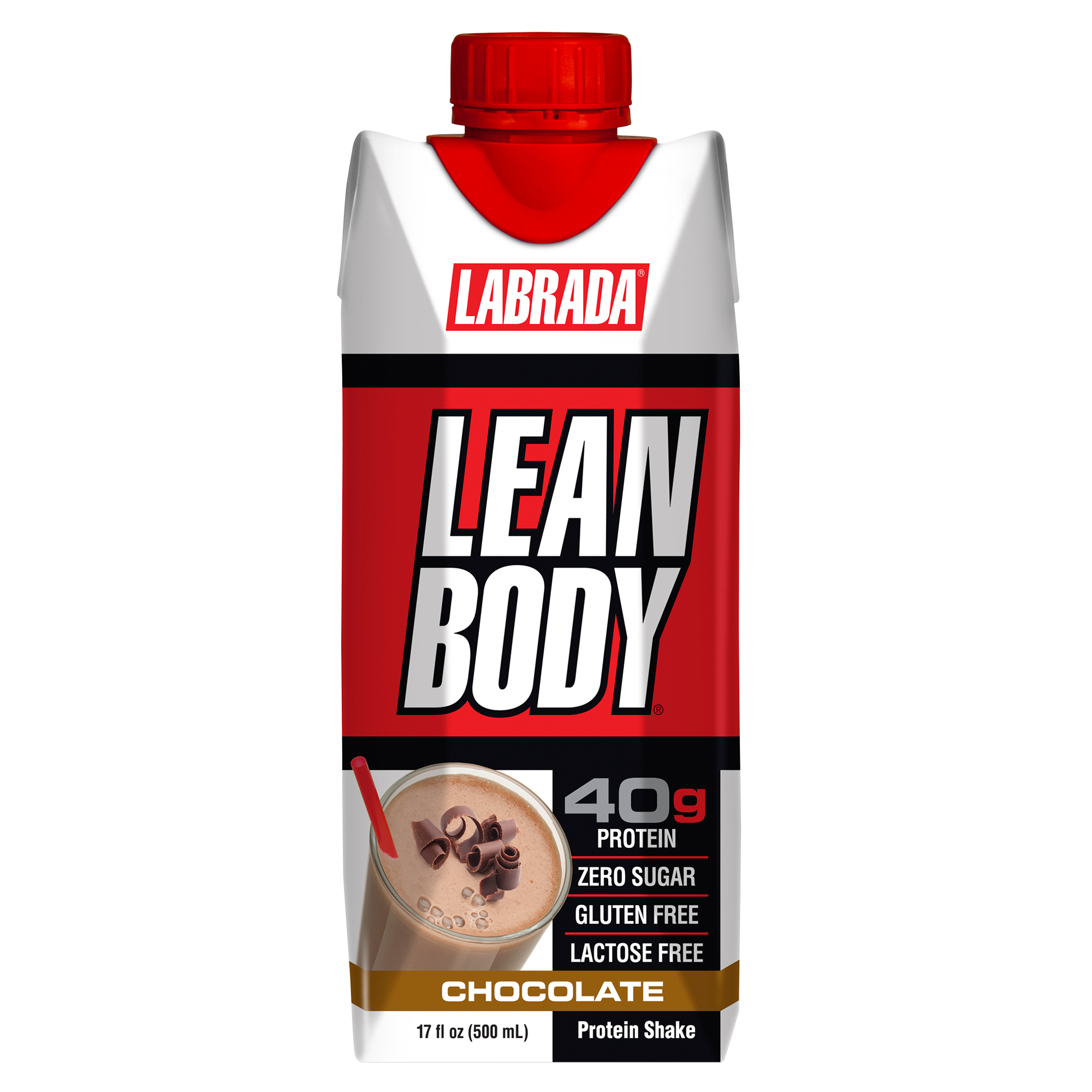 Lean Body Protein Shake  40g Protein  Chocolate 17 Fl Oz  12 Drinks