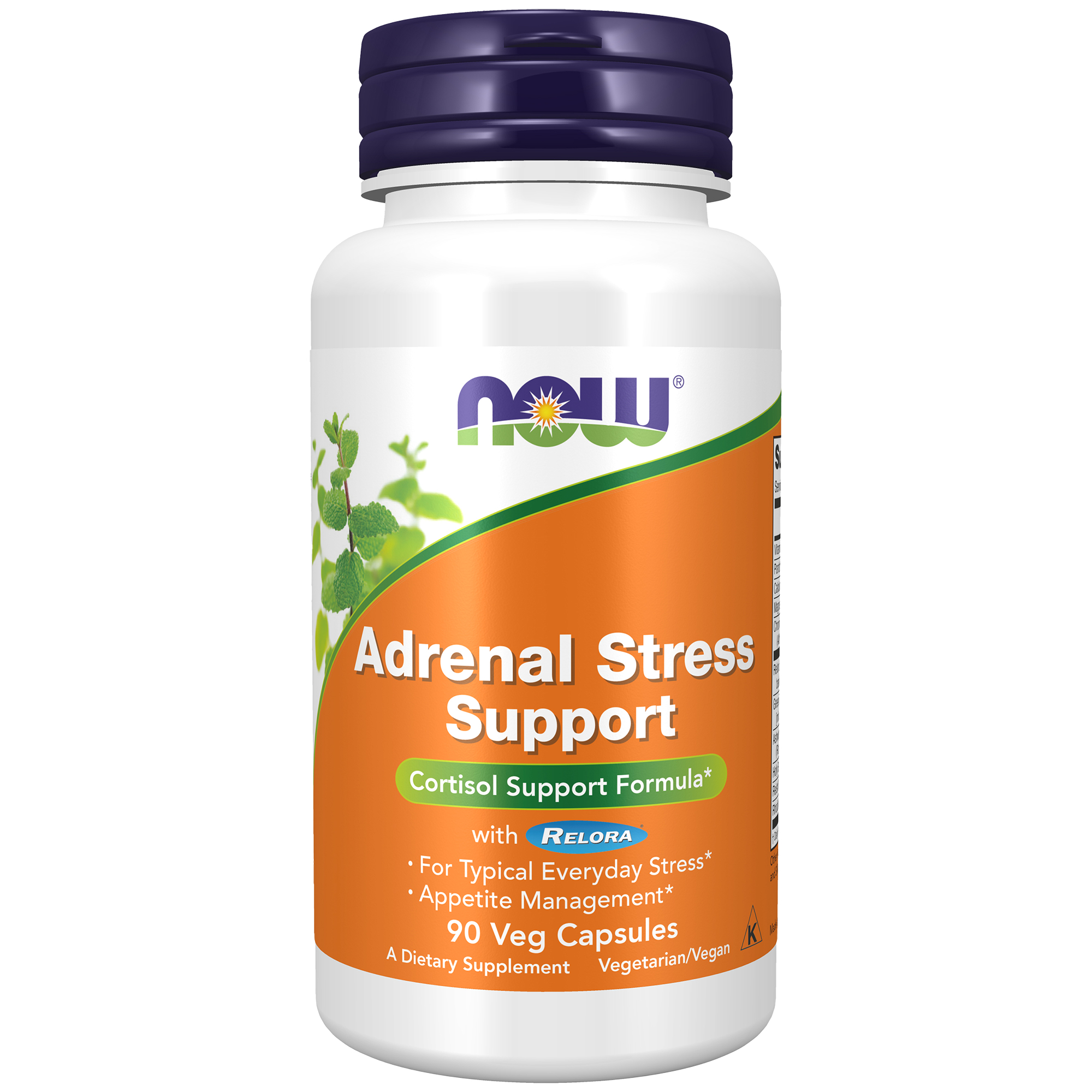 Adrenal Stress Support  Cortisol Support Formula with Relora 90 Vegetarian Capsules
