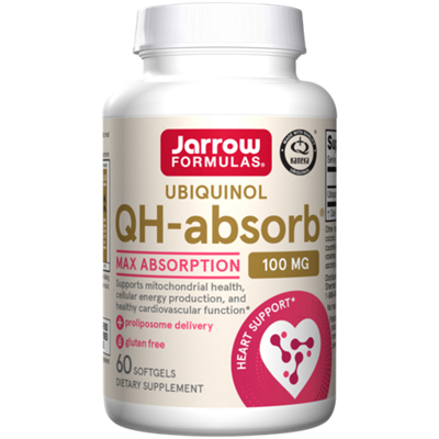 Ubiquinol QH - High Absorption - Supports Heart Health - 100 MG (60 Softgels)