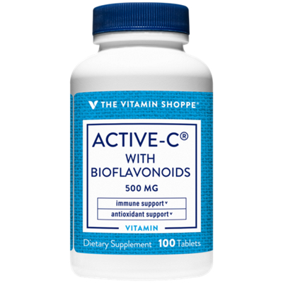 Active-C with Bioflavonoids - Vitamin C for Immune Support - 500 MG (100 Tablets)