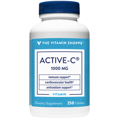 Active-C - Vitamin C for Immune Support with Calcium, Magnesium & Zinc - 1,000 MG (250 Tablets)