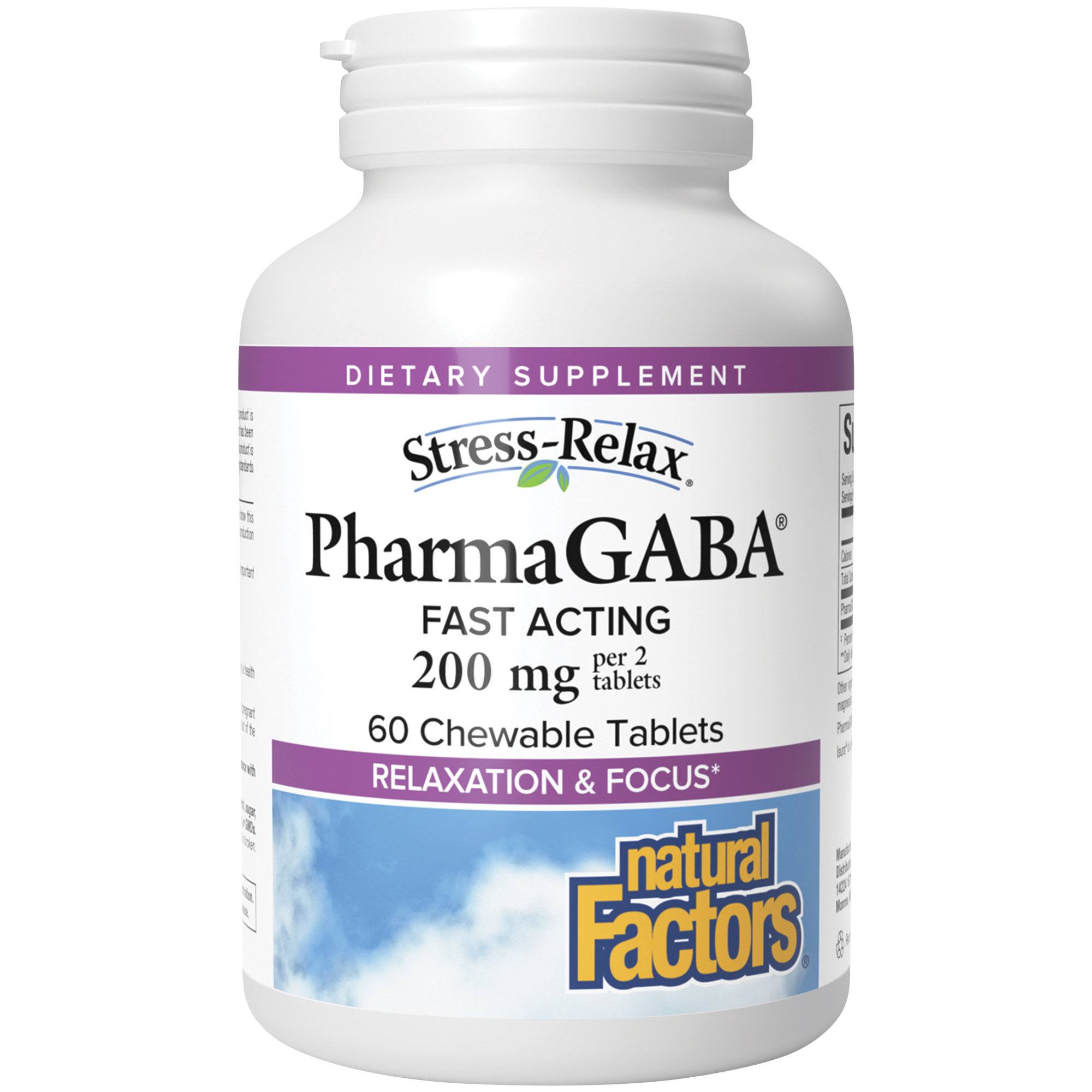 PharmaGABA  Fast Acting 60 Chewable Tablets