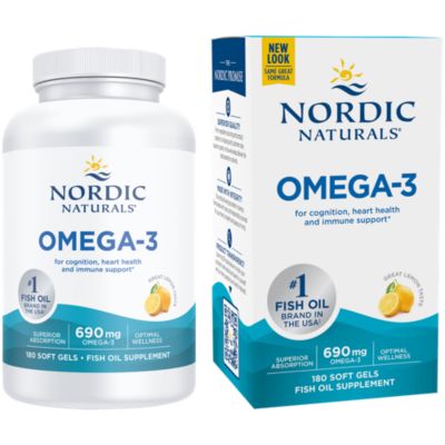 Omega 3 Supports Cognition Heart Immune Health 690 MG