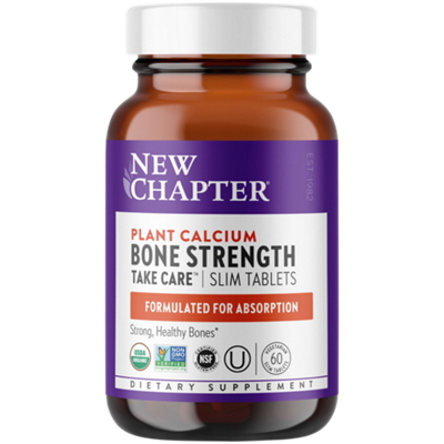 Bone Strength - Plant-Sourced Whole-Food Calcium (60 Tablets)