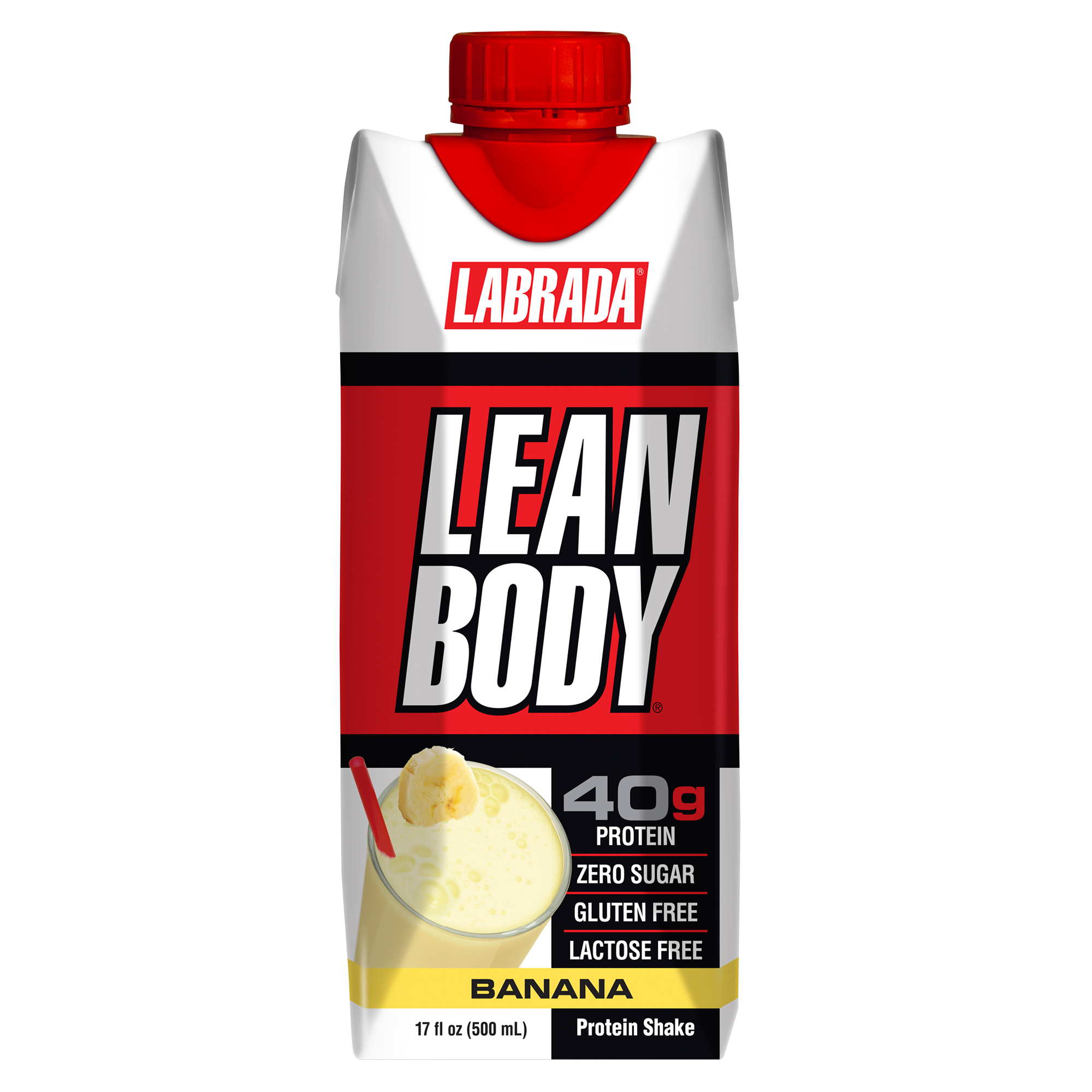 Lean Body Protein Shake  40g Protein  Banana 17 Fl Oz  12 Drinks