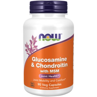 Eed Verbeteren eenvoudig Glucosamine & Chondroitin w/ MSM (90 Capsules) by Now Foods at the Vitamin  Shoppe