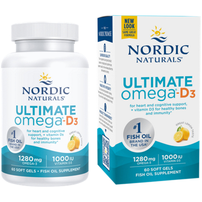 Ultimate Omega-D3 – 1,280 MG Total Omega-3s + 1,000 IU