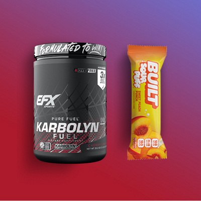 One EFX Sports item and one Built Sour Puff bar