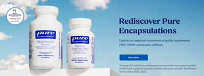 Rediscover Pure Encapsulations. Explore our expanded assortment of quality supplements free from unnecessary additives. Shop Now.  Two Pure Encapsulations items
