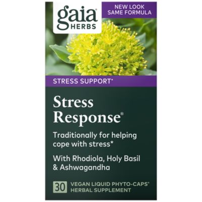 Stress Response with Rhodiola Ashwagandha Holy Basil 30