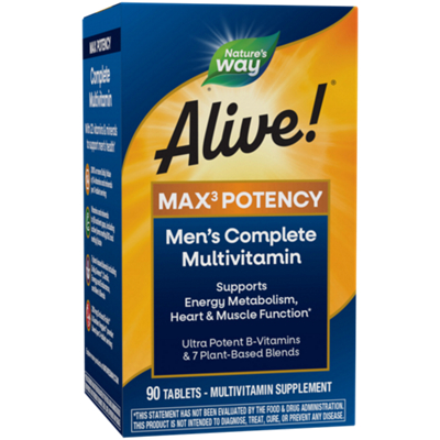 Alive! Whole Food Energizer Men's Multivitamin (90 Tablets)