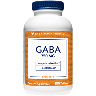GABA for Relaxation & Focus - 750 MG (180 Tablets)