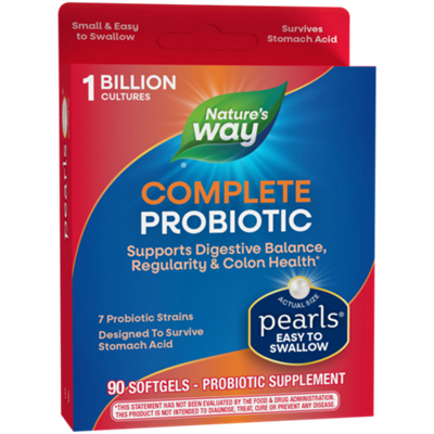 Probiotic Pearls Complete - Digestive Balance, Regularity & Colon Health - 1 Billion (90 Softgels)