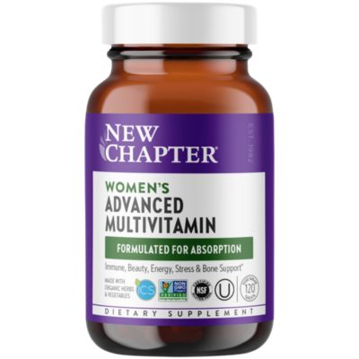 Organic Multivitamin for Every Woman - Whole-Food Complex (120