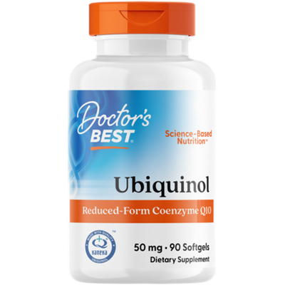 Ubiquinol with Kaneka's QH - Supports Healthy Heart Function - 50 MG (90 Softgels)