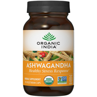 Organic Ashwagandha - Healthy Stress Response (90 Vegetarian Capsules)