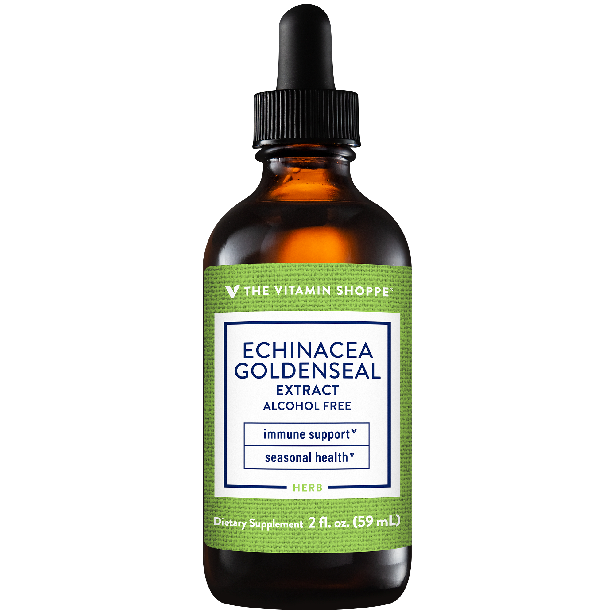 Organic  AlcoholFree Echinacea Goldenseal Extract  Immune Support 2 fl oz