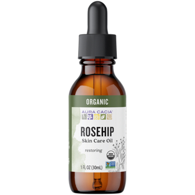 Organic Rosehip Oil with Vitamin E - Chile Restoring Natural Skin Care Oil (1fl oz.)