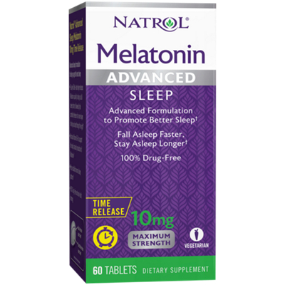 Advanced Sleep Melatonin Maximum Strength - Controlled Release - 10 MG (60 Tablets)