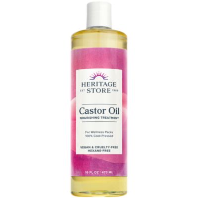 Castor Oil (16oz) USDA Organic Cold-Pressed 100% Pure, Hexane-Free Castor Oil